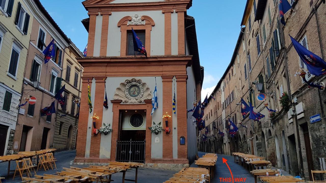 Un Terrazzo Sulla Magia Lägenhet Siena Exteriör bild
